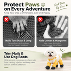 Waterproof Dog Boots with Adjustable Suspenders Fursera