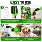 8-in-1 Dog Washing Hose Attachment with Soap Dispenser Fursera