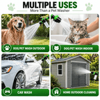 8-in-1 Dog Washing Hose Attachment with Soap Dispenser Fursera