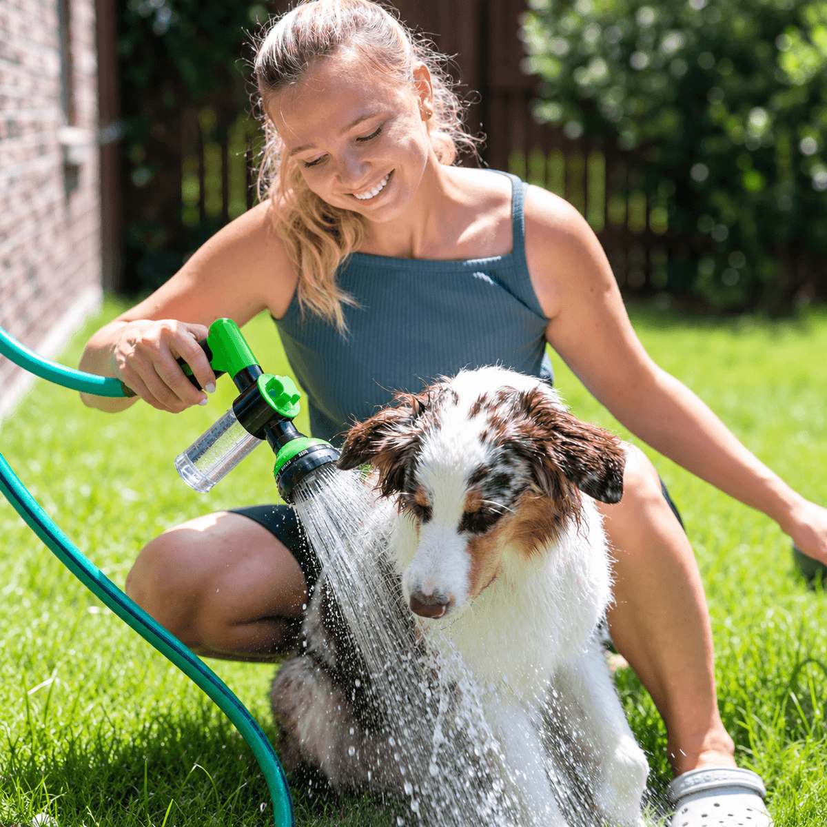 8-in-1 Dog Washing Hose Attachment with Soap Dispenser Fursera