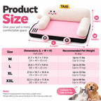 Taxi-Shaped Pet Bed for Dogs & Cats Fursera