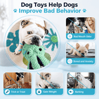 Squeaky Octopus Dog Toy