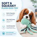 Squeaky Octopus Dog Toy