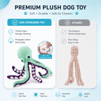 Squeaky Octopus Dog Toy