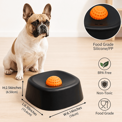 Slow Feeder Dog Bowl – No Spill & Non-Slip