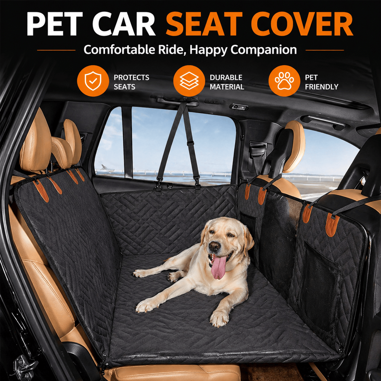 Hard Bottom Dog Car Seat Extender