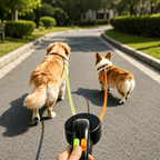 Tangle-Free Two-in-One Retractable Dog Leash