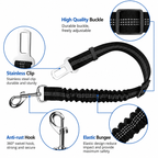 Dog Seat Belt – Shockproof Adjustable Car Safety Leash