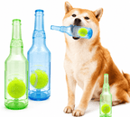 Bite-Resistant Tennis Ball Bottle Dog Chew Toy