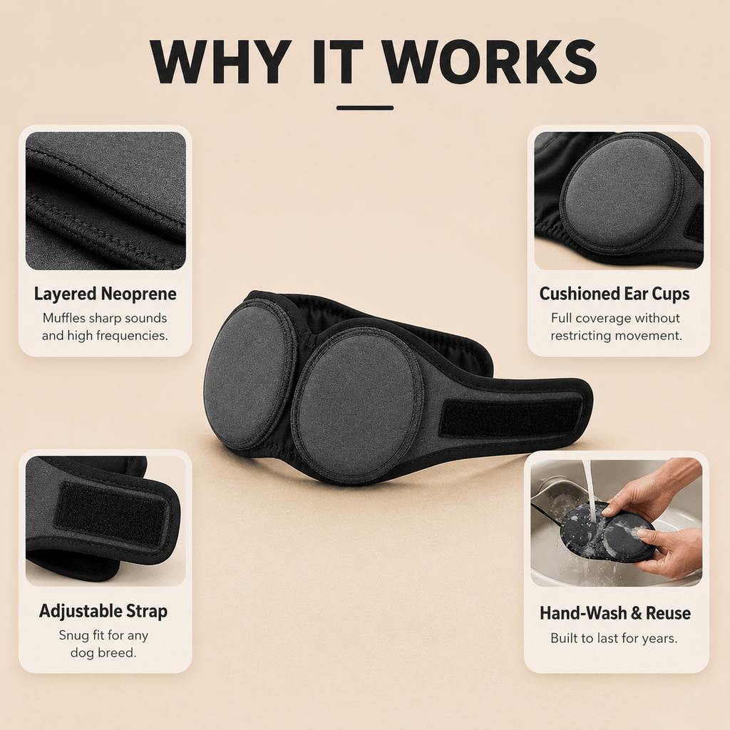 Noise Cancelling Dog Ear Wrap
