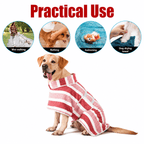 Quick-Dry Dog Bathrobe