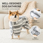 Quick-Dry Dog Bathrobe