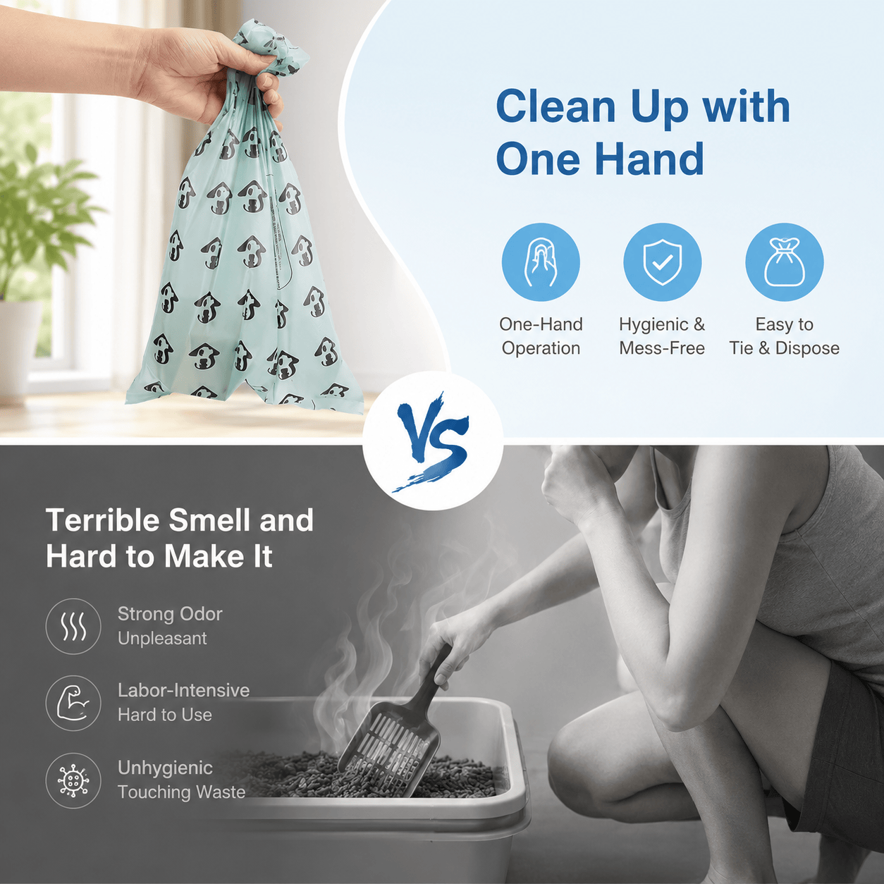 Cat Litter Scooper with Bags