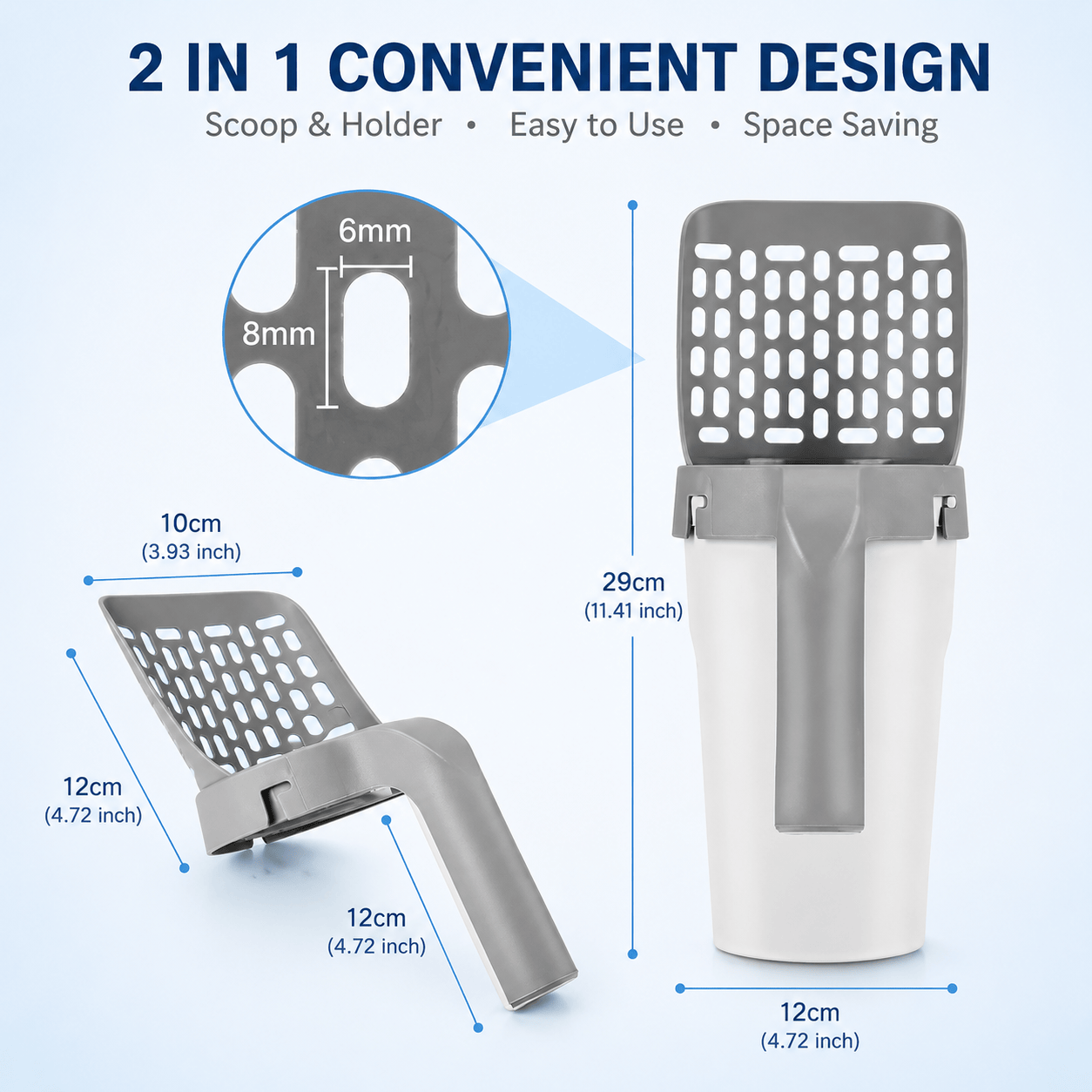 Cat Litter Scooper with Bags