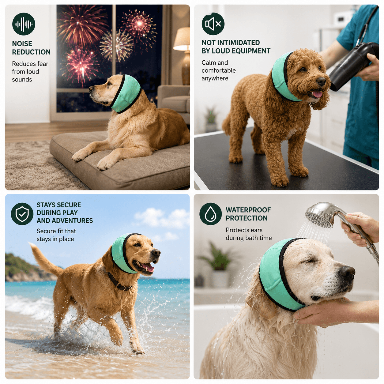Noise Cancelling Dog Ear Wrap Fursera
