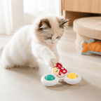 Interactive Suction Cup Cat Spinner Toy for Window & Glass | Rotating Cat Enrichment Toy