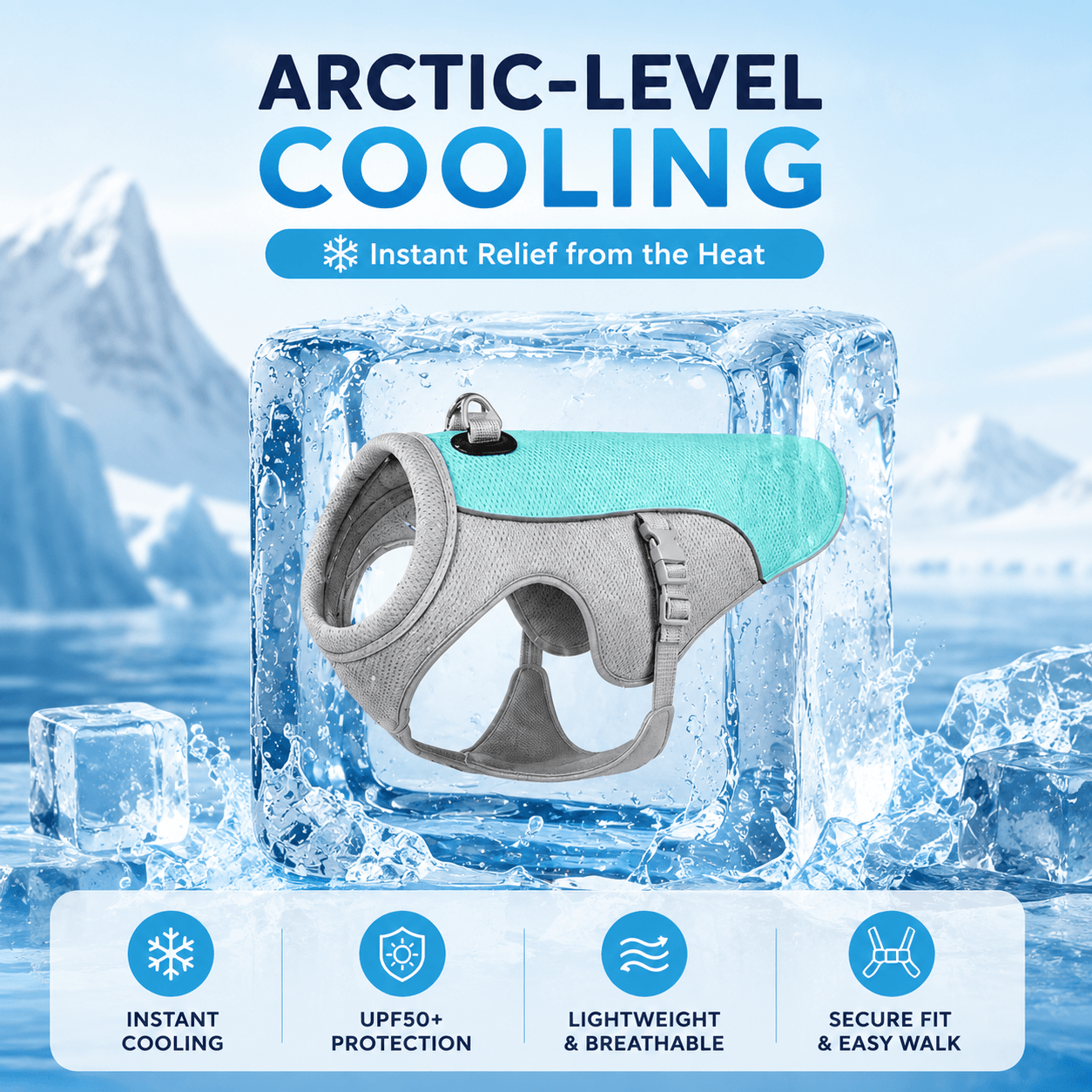 Dog Cooling Vest Harness Fursera