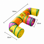 Foldable Cat Tunnel – Interactive Hide & Play Toy Fursera