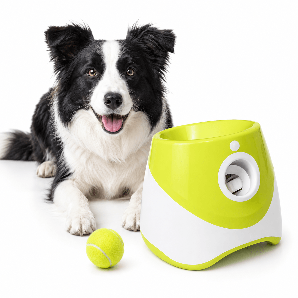 Automatic Dog Ball Launcher with 3 Tennis Balls – Interactive Fetch Toy for Dogs Fursera