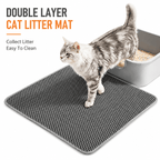 Double Layer Cat Litter Mat – Honeycomb Litter Trap Mat for Cleaner Floors Fursera