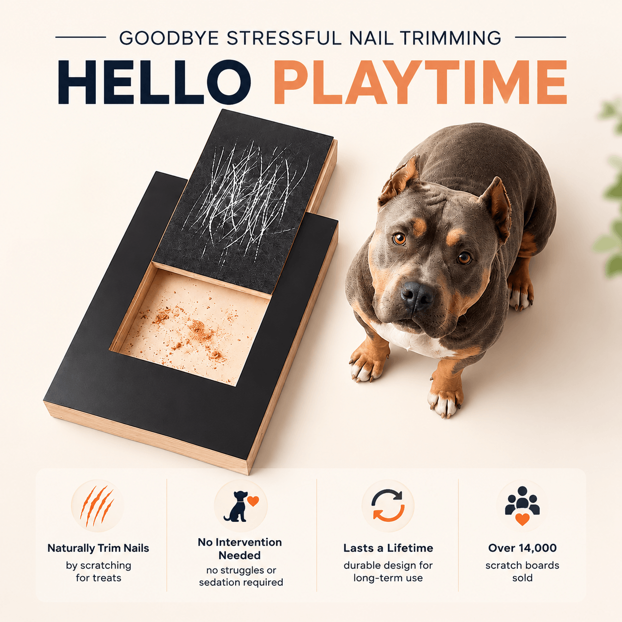 Dog Nail Scratch Board & Treat Puzzle Fursera