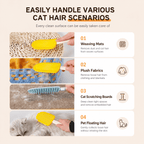 Pet Grooming Brush – Gentle Deshedding Comb for Cats and Dogs