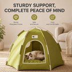 Tiny Luxury Pet Tent Bed
