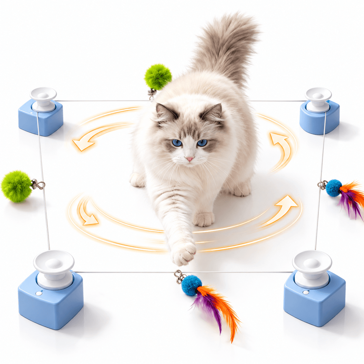 Automatic Cat Toy for Indoor Cats Fursera