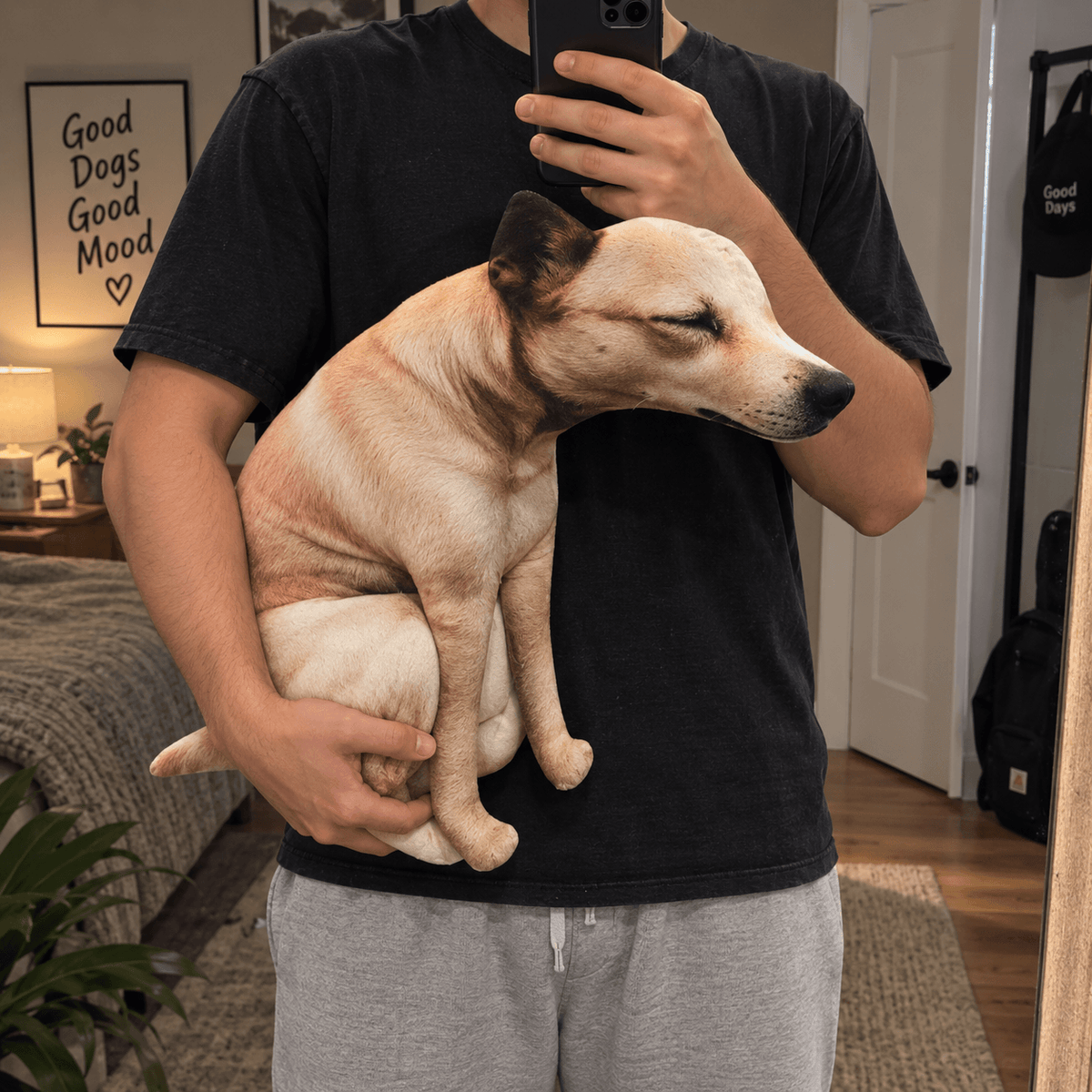 Funny Pooping Dog Plush Pillow – Realistic Novelty Dog Toy Fursera
