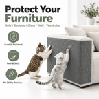Self-Adhesive Cat Scratching Mat – Sofa & Wall Protector Fursera