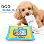 Tissue Box Dog Toy – Snuffle Treat Puzzle with Squeaker Fursera