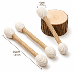 Large Sisal Catnip Kicker Toy – Solid Wood Core Fursera