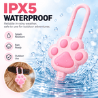 Paw-Shaped LED Pet Collar Light – USB Rechargeable Fursera