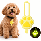 Paw-Shaped LED Pet Collar Light – USB Rechargeable Fursera