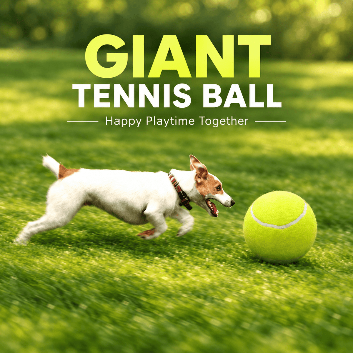 Giant Tennis Ball Dog Toy with Air Pump Fursera