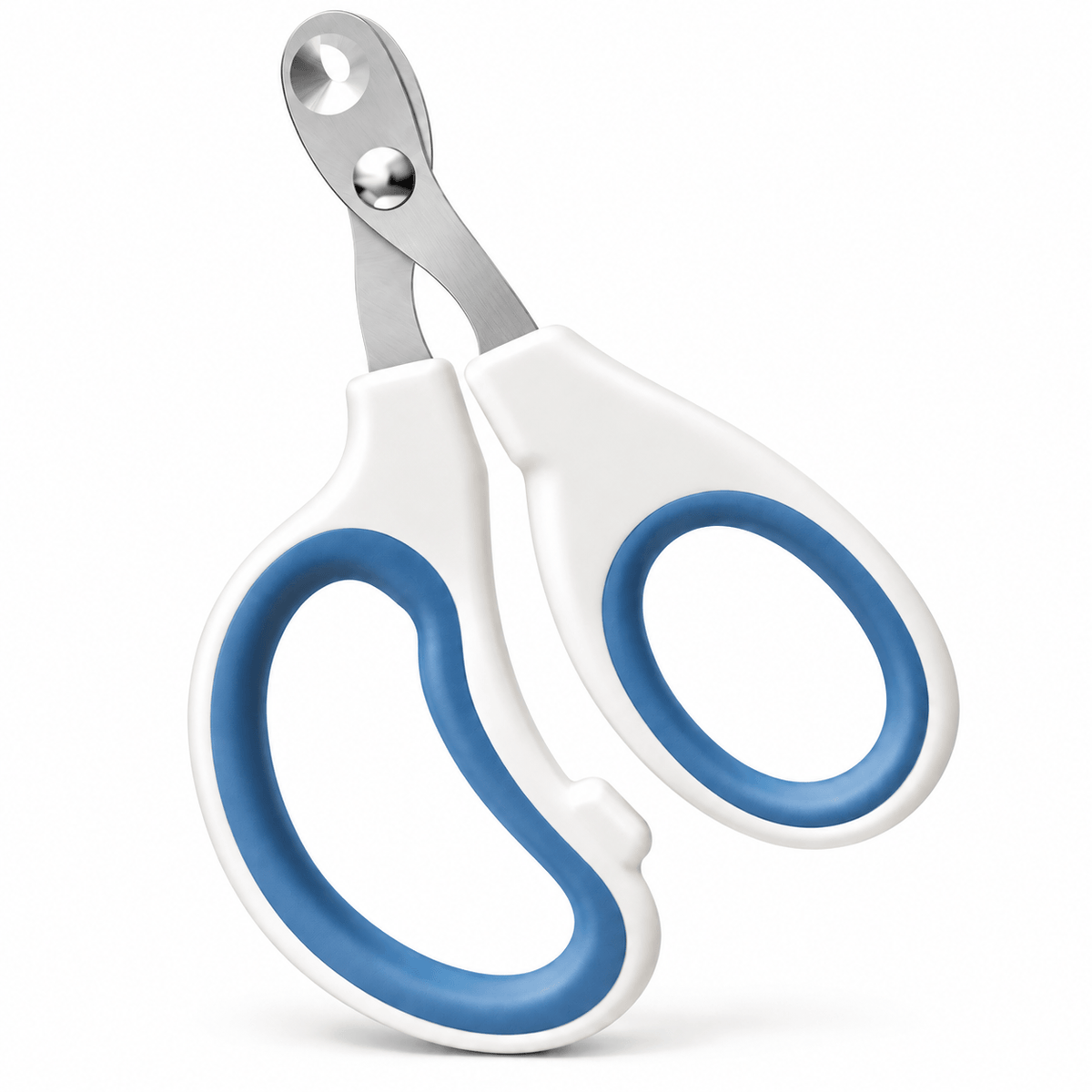 Cat Nail Clippers with Round-Hole Guide & Non-Slip Silicone Grip Fursera