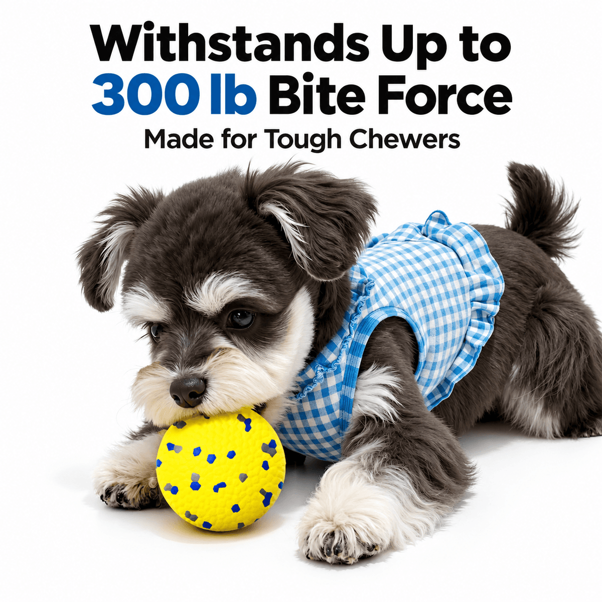 Heavy-Duty E-TPU Dog Ball for Aggressive Chewers Fursera