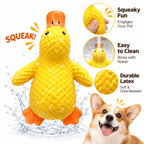Squeaky Latex Duck Dog Toy Fursera