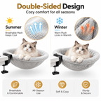 Foldable Desk Cat Bed – Clamp-On Cat Hammock Fursera