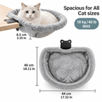 Foldable Desk Cat Bed – Clamp-On Cat Hammock Fursera