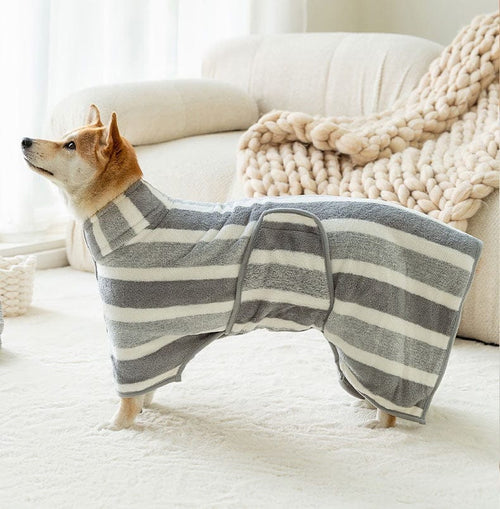 Quick-Dry Dog Bathrobe