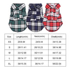 Plaid Pet Shirt – Stylish Dog T-Shirt for Small & Medium Dogs