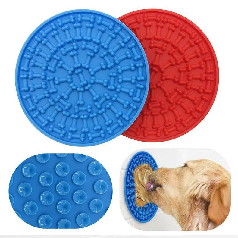 2PCS Lick Mats – Suction Slow Feeder for Dogs & Cats