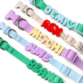 Waterproof Dog Collar with Custom Name Charms Fursera