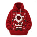 Christmas Pet Pocket Hoodie with 3D Holiday Designs Fursera