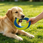 Antibacterial Braided Dog Ring Toy – Durable Chew & Tug Toy Fursera
