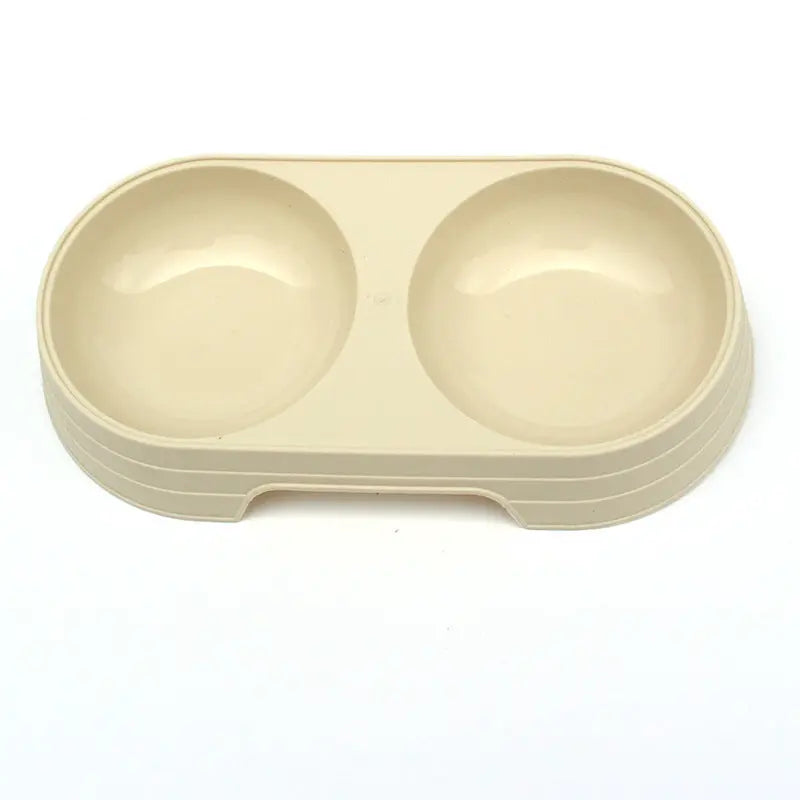 Dual Pet Bowl – Dog & Cat Food and Water Bowl Set