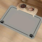 Dog & Cat Feeding Mat – Absorbent Bowl Mat for Mess-Free Meals