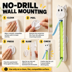 Wall-Mounted Automatic Cat Ribbon Toy – 2-Speed USB-C Rechargeable Teaser Fursera