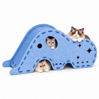 Elephant Felt Cat Tunnel & Hideaway – Indoor Cat Play & Rest Space Fursera